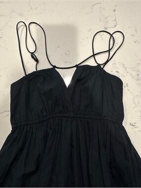 Abercrombie & Fitch Black Spaghetti-Strap Dress